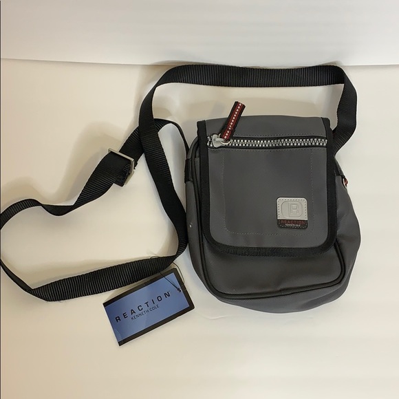 Kenneth Cole Reaction Other - Kenneth Cole Reaction | Dark Gray Crossbody Satchel | Bag | Men’s Crossbody Bag